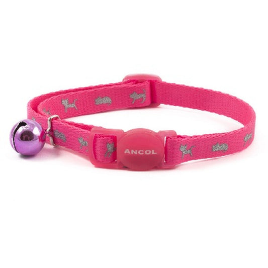 Ancol Kitten Collar Hi-Vis Pink