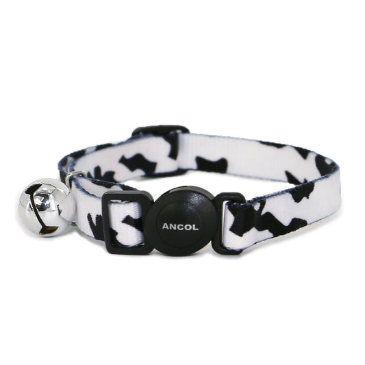 Ancol Cat Camouflage Safe Collar Blk/Wht