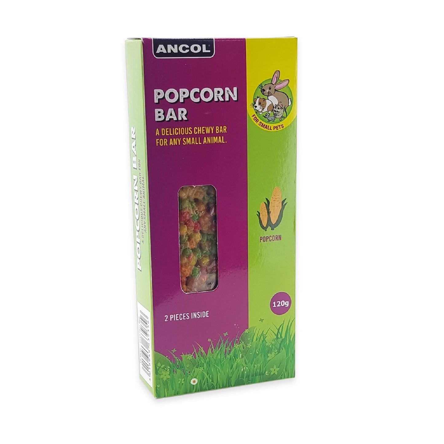 Ancol S Animal Popcorn Bar 6x120g