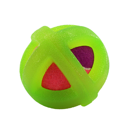 Ancol Jawables Framed Tennis Ball x3