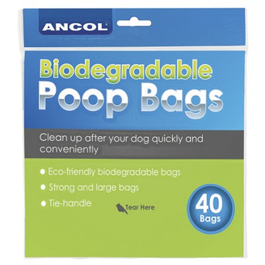 Ancol New Bio Degradable Bags 12x40