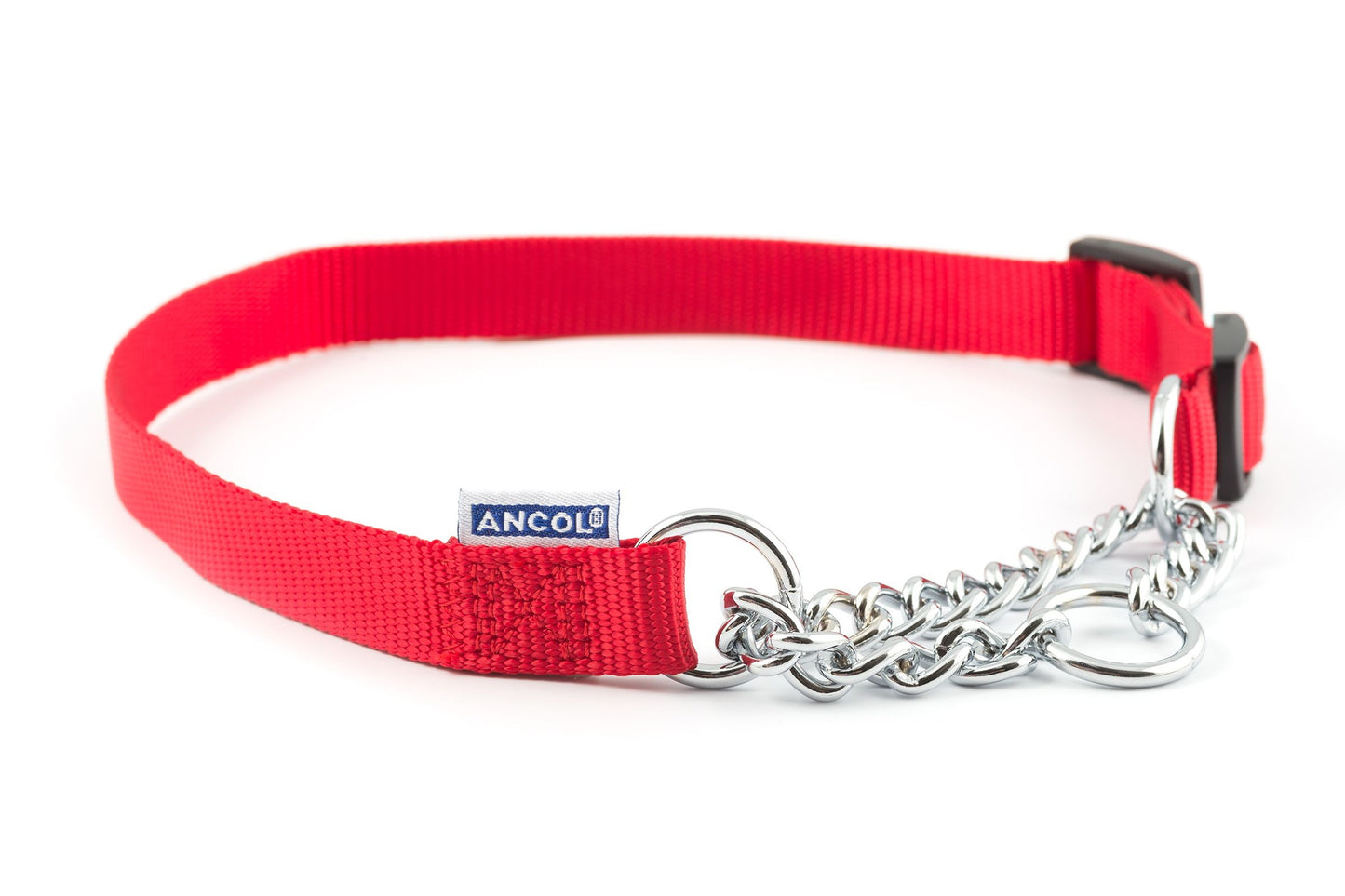 Ancol Nyl Chain Check Col Red S4-7 60 cm