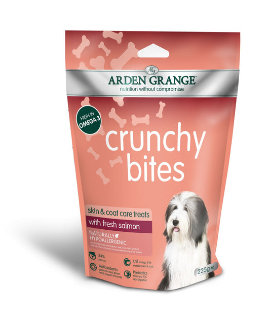 Arden Grange Dog Crunchy Bites Salmon 225 g