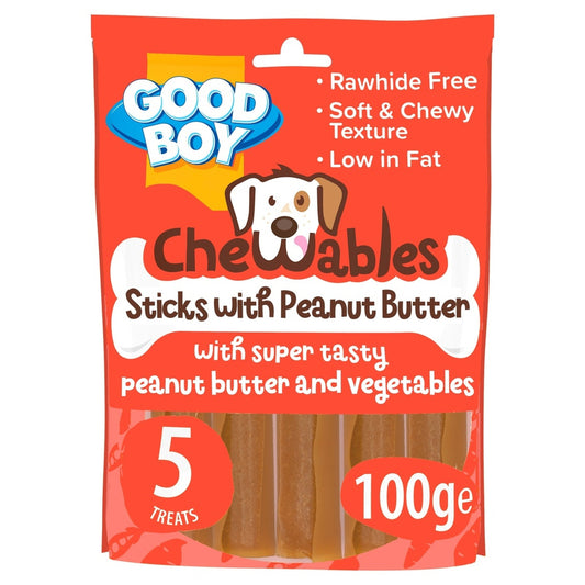 Good Boy Chewables PeanutB Stick 18x100g