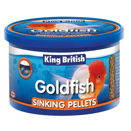 King B Goldfish Sinking Pellets 6x140g