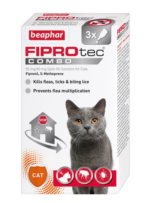 Beaphar FIPROtec COMBO Cat 3 pip x6
