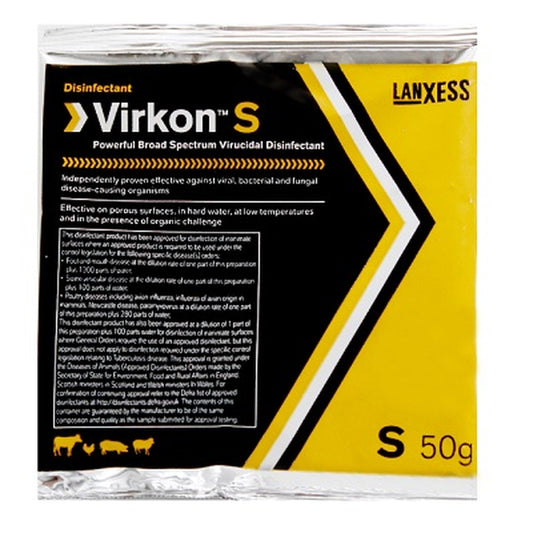 Virkon S Disinfectant Sachet 50 g