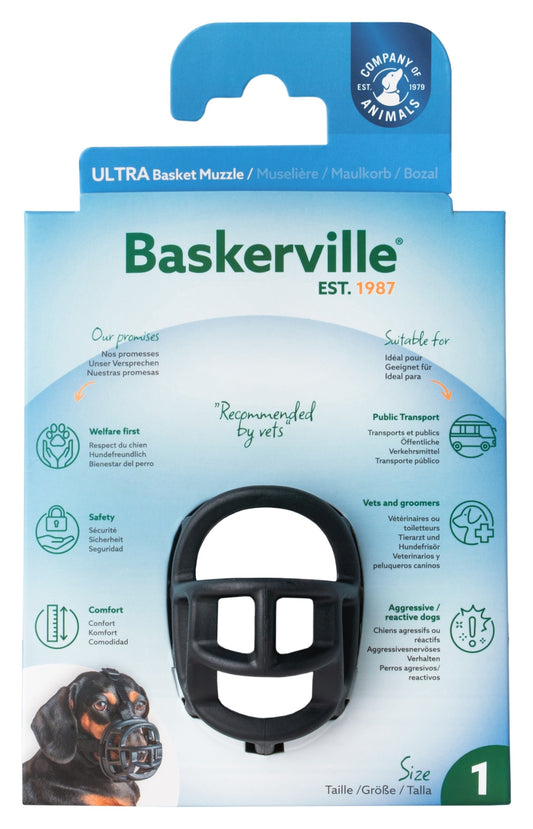 Baskerville Ultra Basket Muzzle Size 1