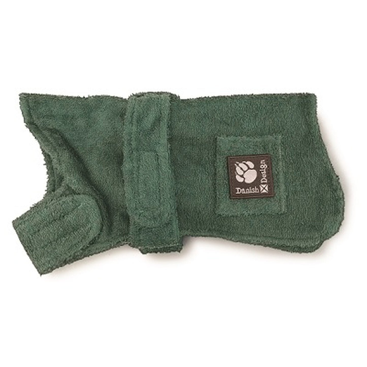 DD Towelling Dog Robe Green 28 i