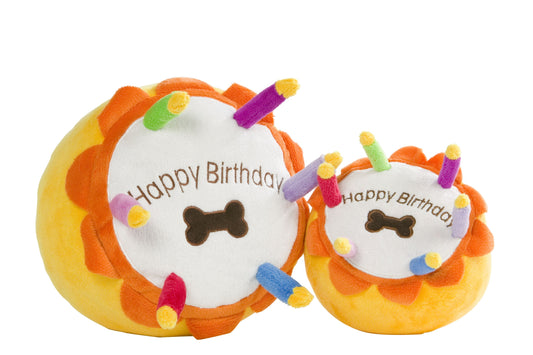 HOP Happy Birthday Cake Dog Toy Large