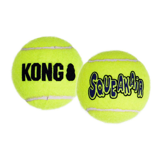 Kong Air Squeaker Tennis Ball x3 Medium