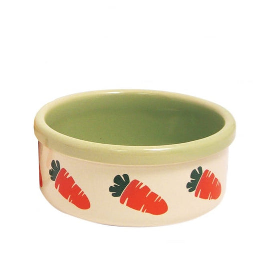 Rosewood Ceramic Bowl Carrot Design 5 i
