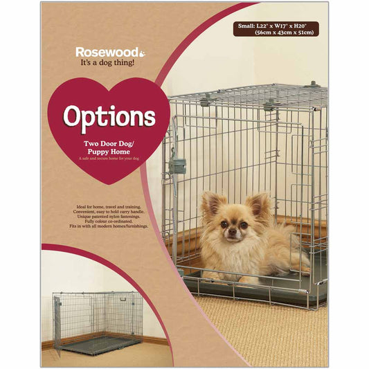 Rosewood Options Dog/Pup Home 2 Door Small