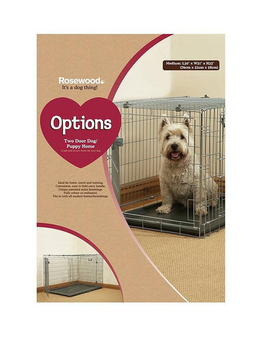 Rosewood Options Dog/Pup Home 2 Door Medium