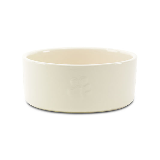 Scruffs Icon Cream Food Bowl 25cm