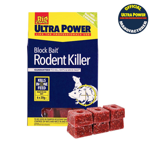 Ultra Power Block Bait Rodent Kill 6x20g