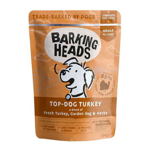 Barking Head Top Dog Turkey 10x300g