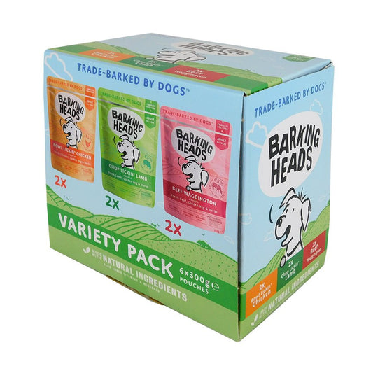 Barking Head Wet Variety Pack 6x300g