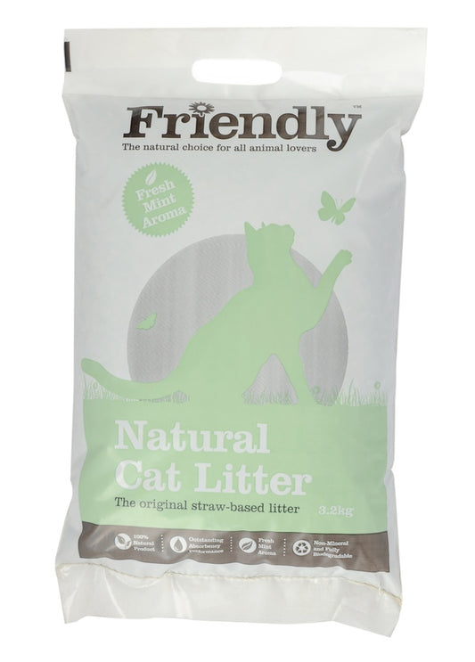 Friendly Natural Cat Litter 3.2 kg