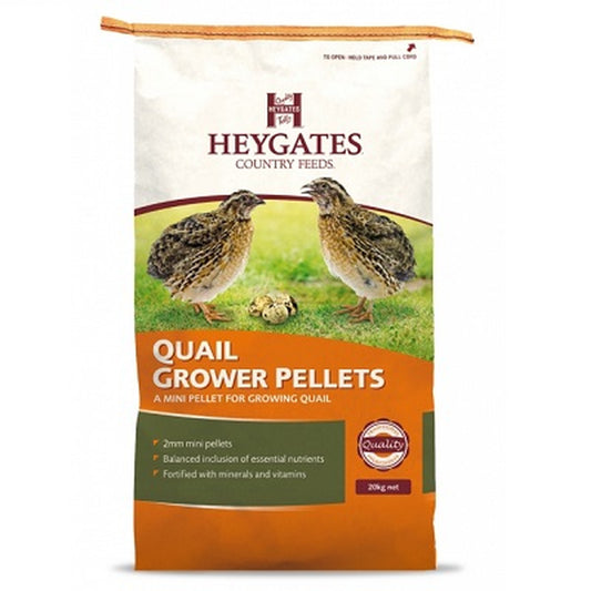 Heygates Quail Grower Pellets 20 kg