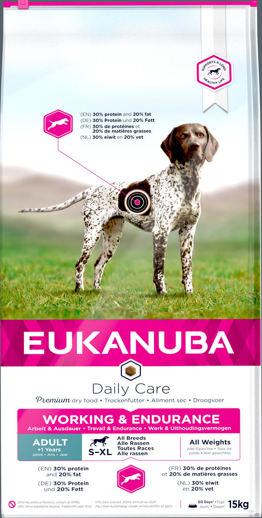 Eukanuba D/Care Working&Endurance 15 kg