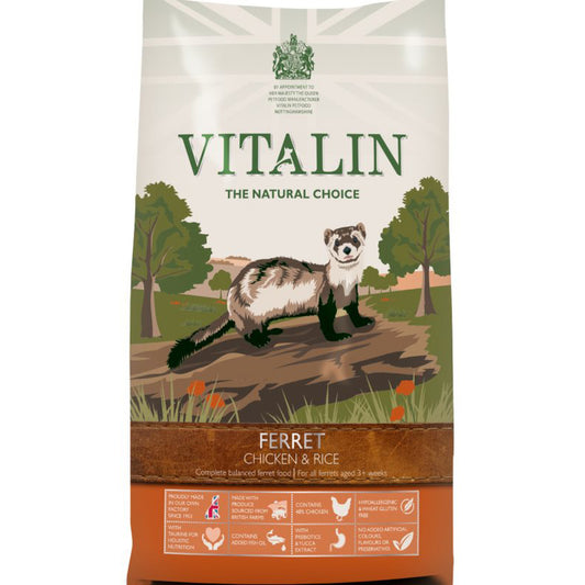Vitalin Ferret British Chick&Rice 12 kg