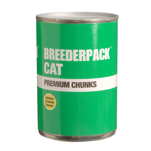 Breederpack Premium ChunkCat 12x400g Tray
