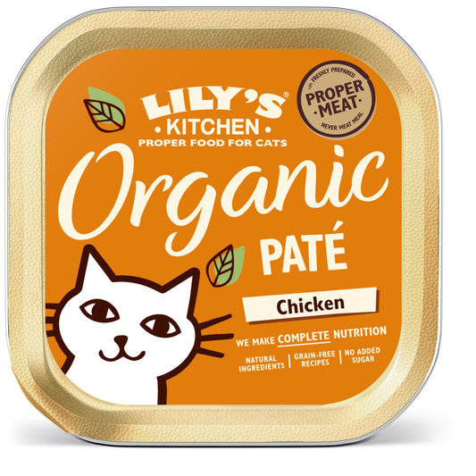 Lilys Kitchen Cat Organic Chicken19x85g