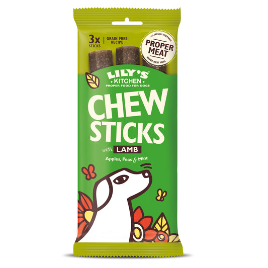 Lilys Kitchen Chew Sticks Lamb 10x120g