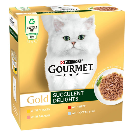 Gourmet Gold Succ Delight Chck 6x8x85g