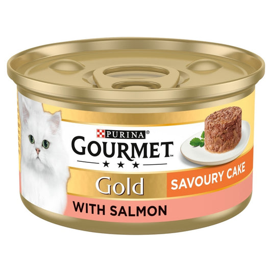 Gourmet Gold Savoury Cake Salmon 12x85g