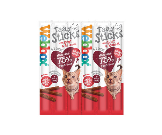 Webbox Tasty Stick Cat Beef&Rabbit 12x6