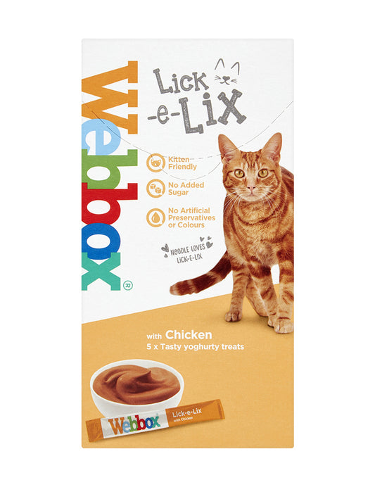 Webbox Lick e Lix Yoghurt Chicken 5x10