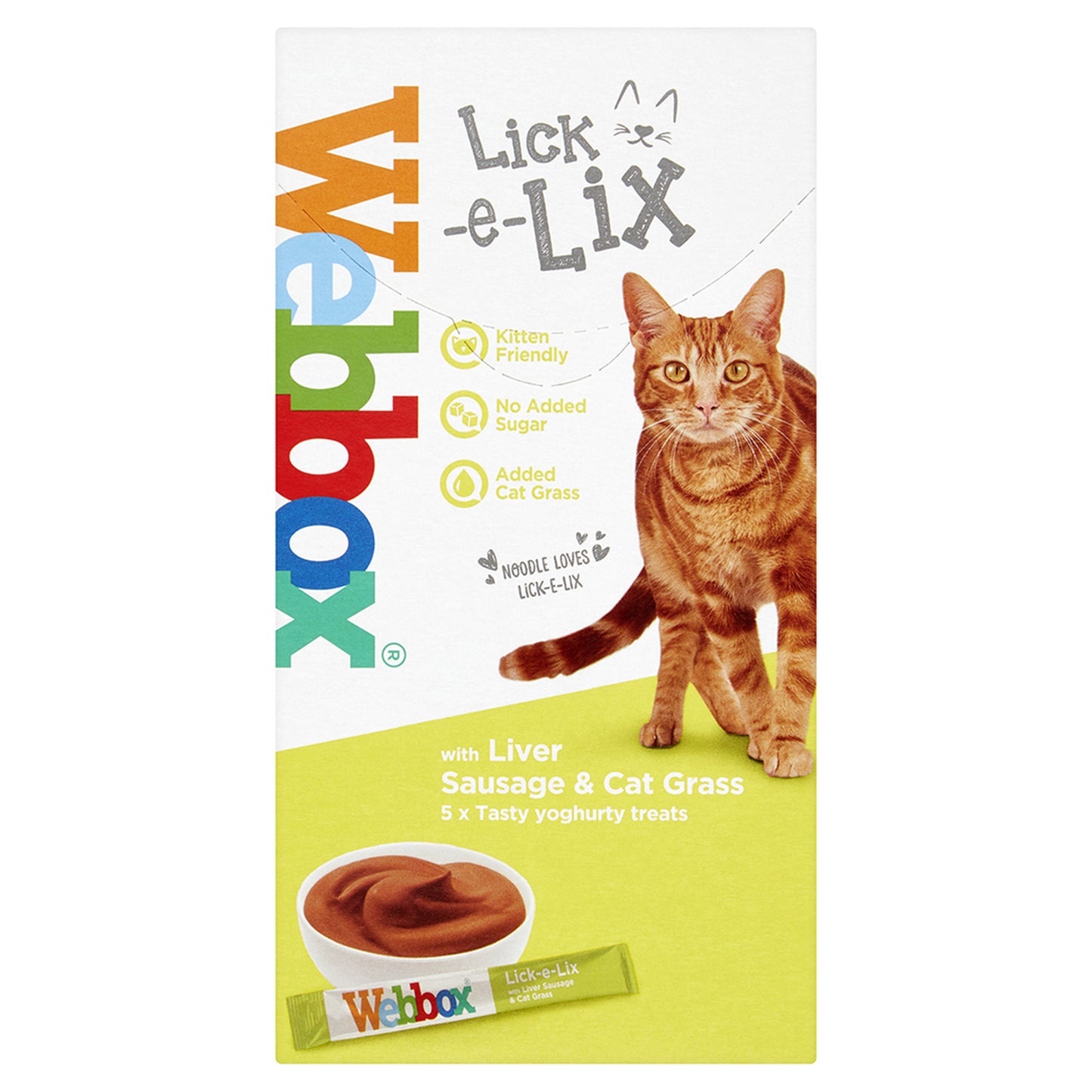 Webbox Lick e Lix Cream Liver 17x5x15g
