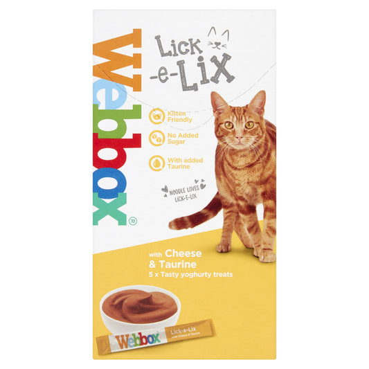 Webbox Lick e Lix Cheese&Taurine17x5x15g