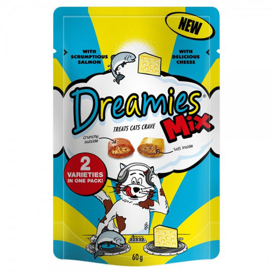 Dreamies Mix Salmon & Cheese 8x60g