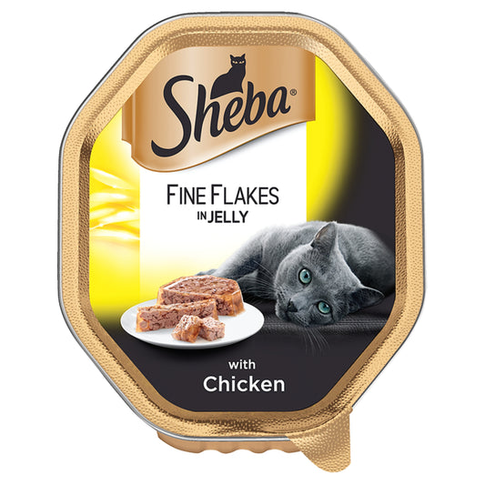 Sheba Tray Fine Flakes Chick CIJ 22x85g
