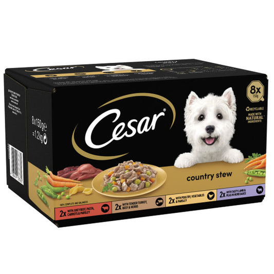 Cesar Tray Country Stew SS CIG 3x8x150g