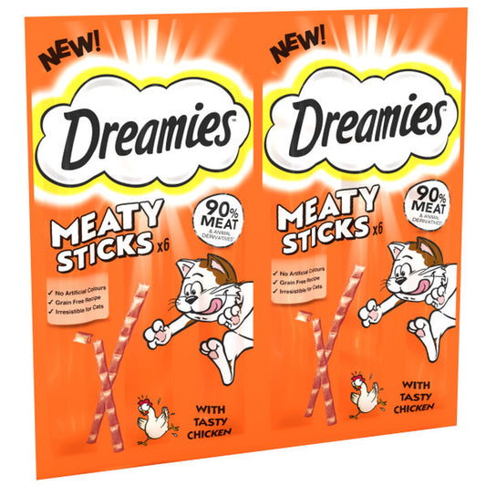 Dreamies Meaty Sticks Chicken 14x30g