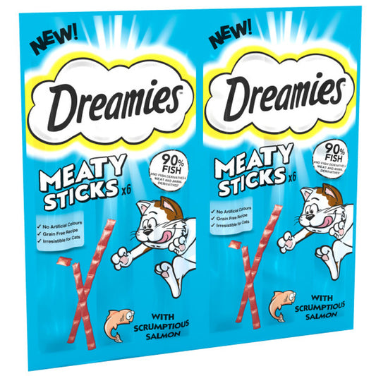 Dreamies Meaty Sticks Salmon 14x30g