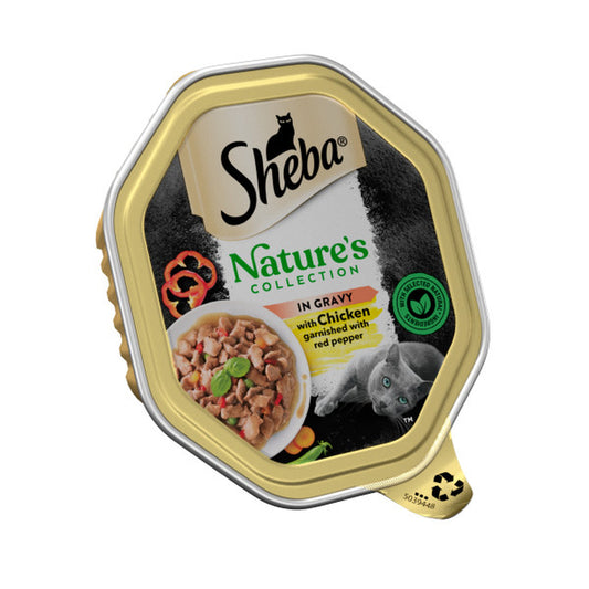 Sheba Tray Natures Collect Chick 22x85g