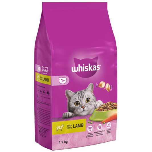 Whiskas Dry 1+ Lamb 1.9 kg