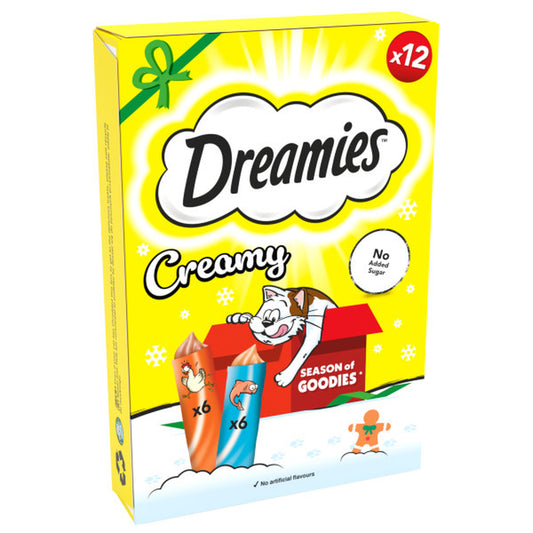 Dreamies Creamy Chicken&Salmon 7x12pk