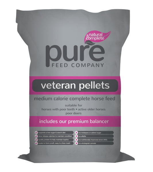 Pure Feed Pure Veteran Pellets 15 kg